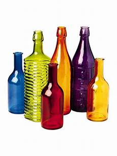 Coloured Glass Jars