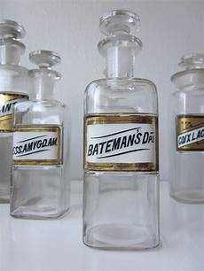 Glass Apothecary Bottles