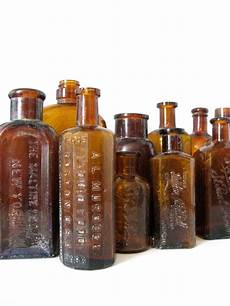 Glass Apothecary Bottles