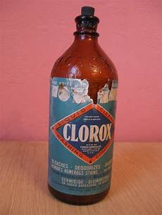 Glass Clorox Bottle