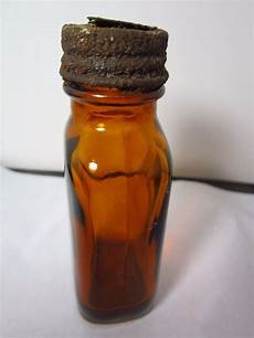 Amber Medicine Bottles