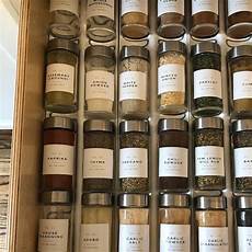 Square Spice Jars